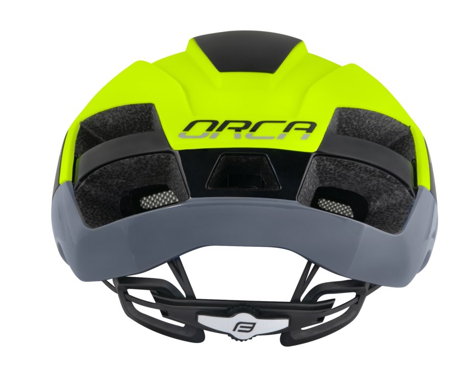 Force Casco Orca Giallo Fluo Opaco Nero 3